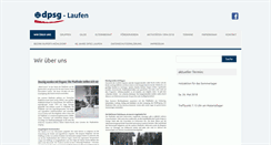 Desktop Screenshot of dpsg-laufen.de