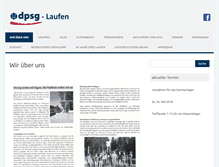 Tablet Screenshot of dpsg-laufen.de